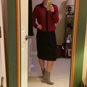 St John zippered knit